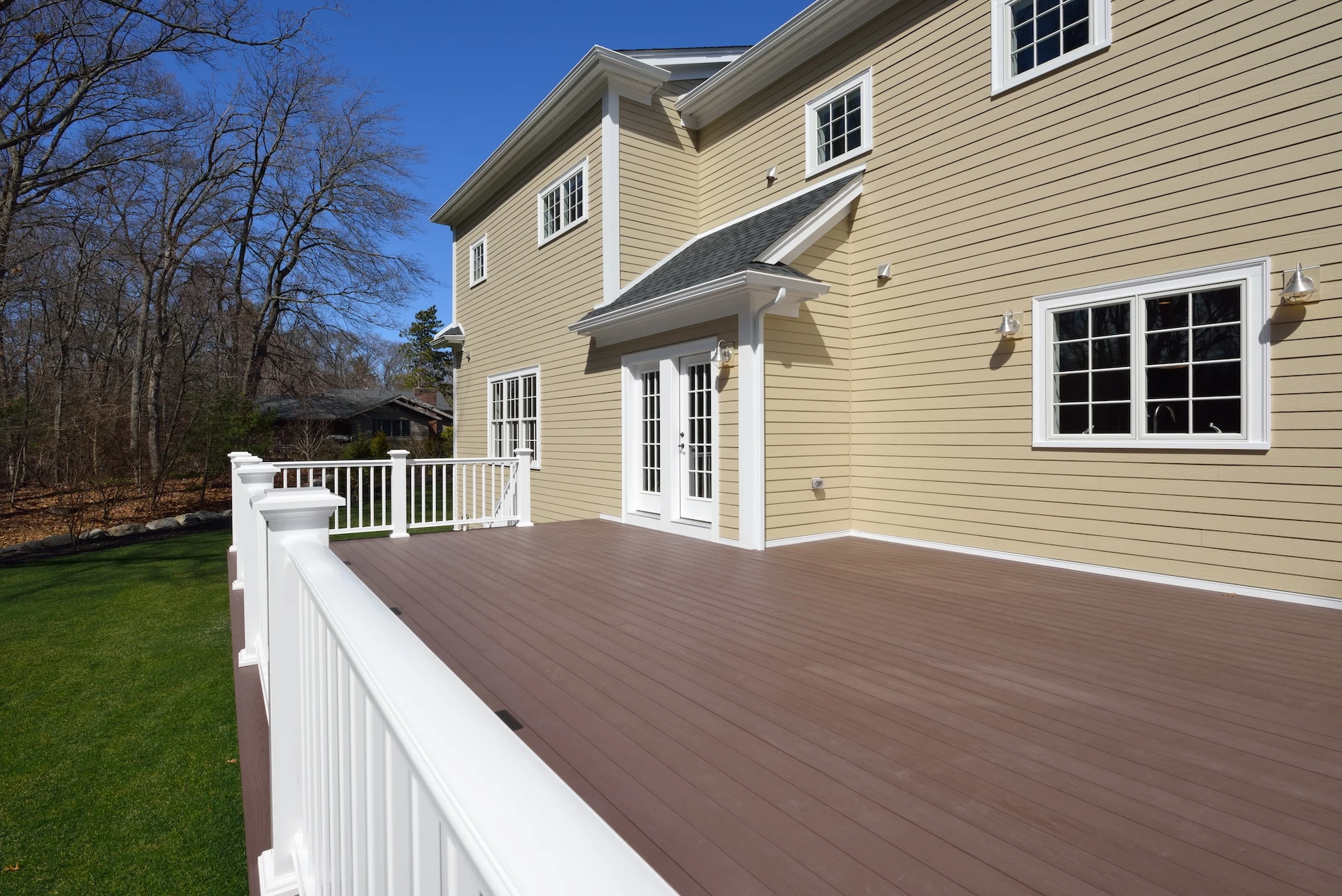 decking outside of a house