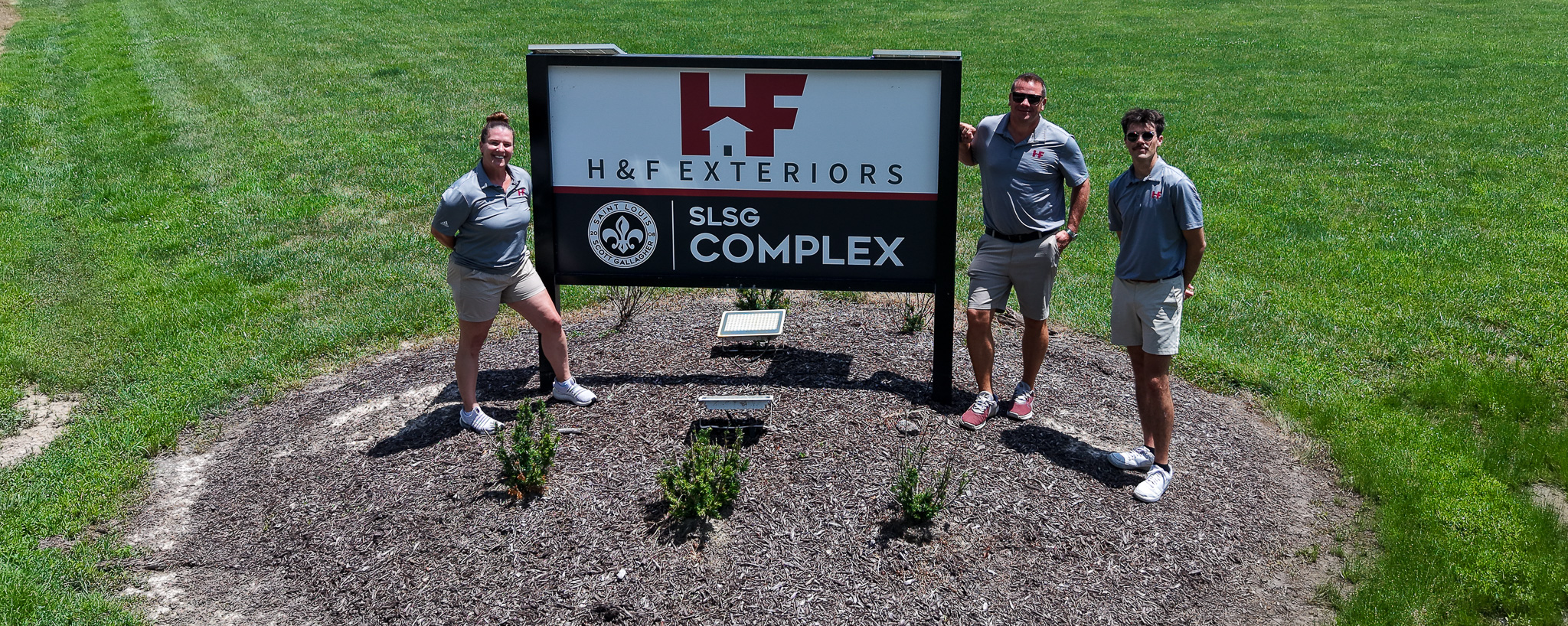 H&F Exteriors Team at St. Louis Scott Gallagher Complex